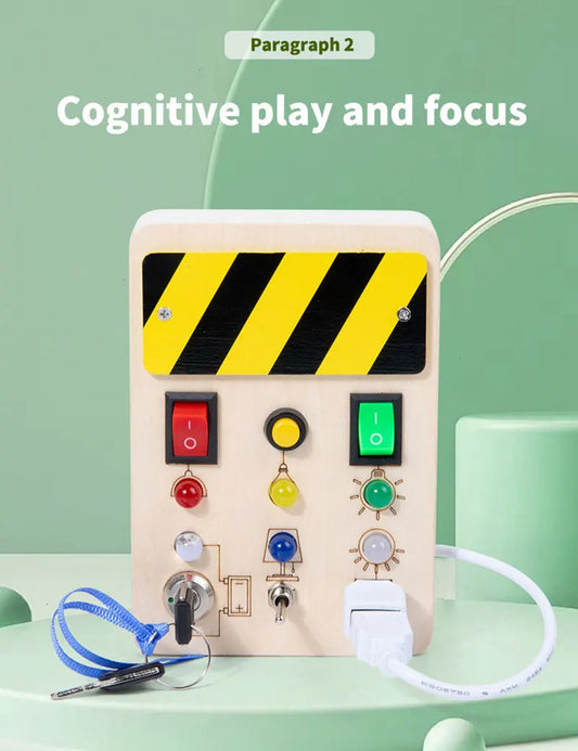 Montessori Panel "Mini Power Station"