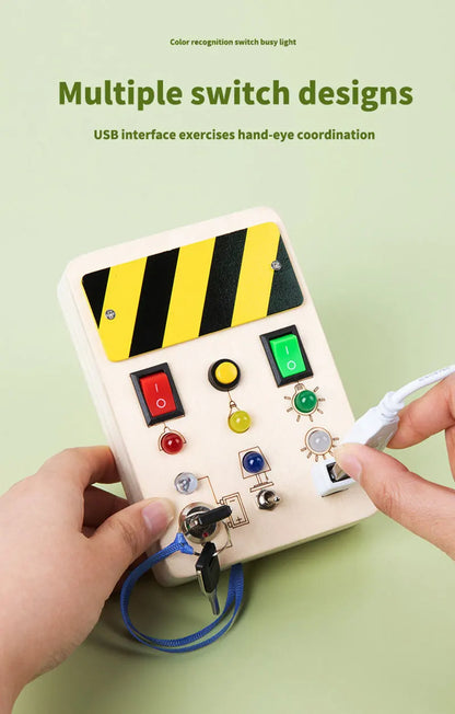 Montessori Panel "Mini Power Station"