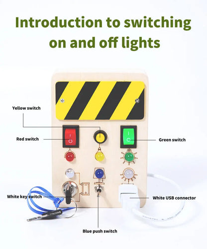 Montessori Panel "Mini Power Station"